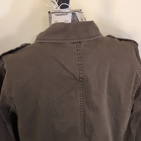 J. Crew Women's Dark Olive Utility Jacket - Picture 11 of 16